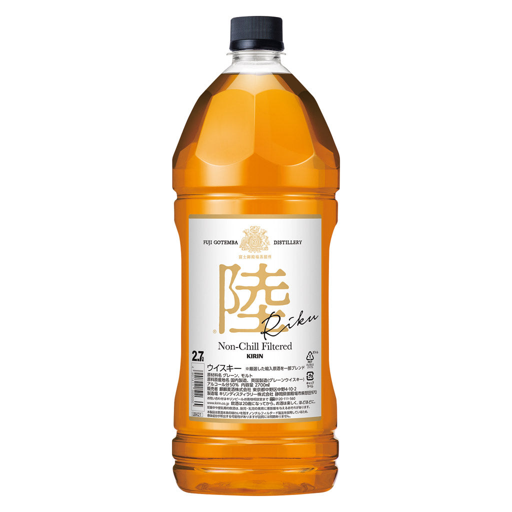 キリン ウイスキー 陸 2.7Lペットボトル – 酒類ドットコム