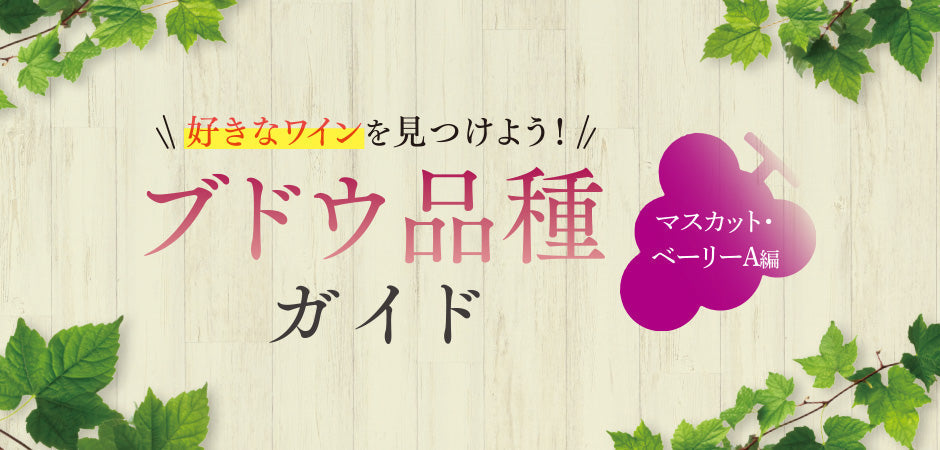 ブドウ品種ガイド - マスカット・ベーリーA編