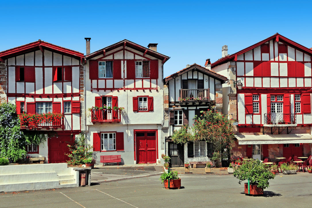 バスク地方の伝統的な家