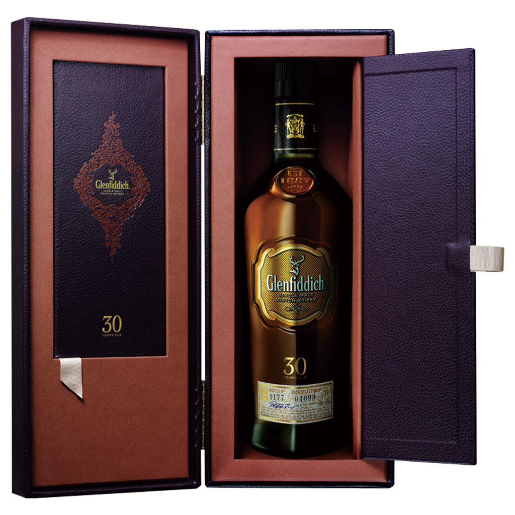 Glenfiddich 30年 ウイスキー 木箱付き グレンフィディック 30年 – 酒類ドットコム
