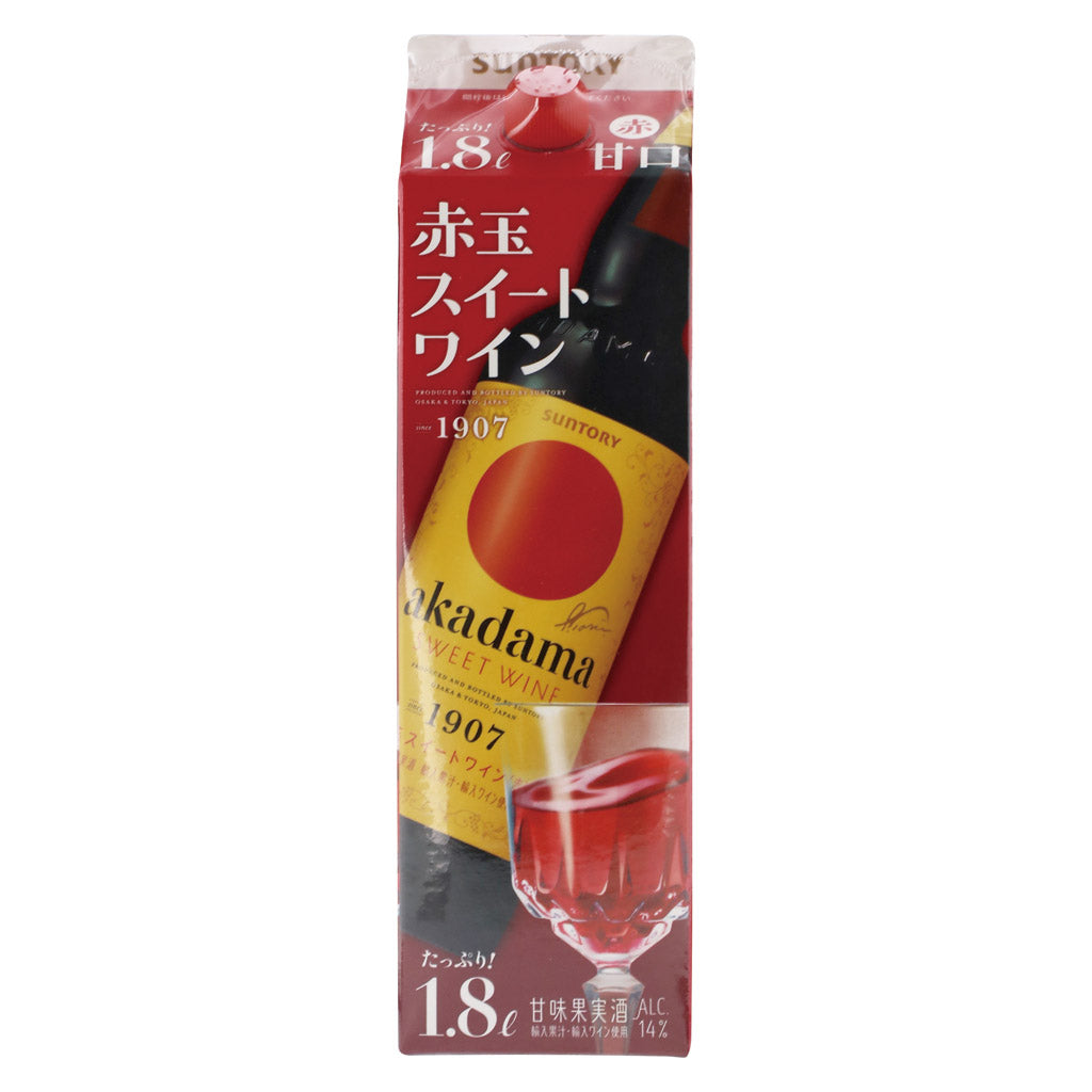 赤玉スイートワイン 赤 1800mlパック – 酒類ドットコム