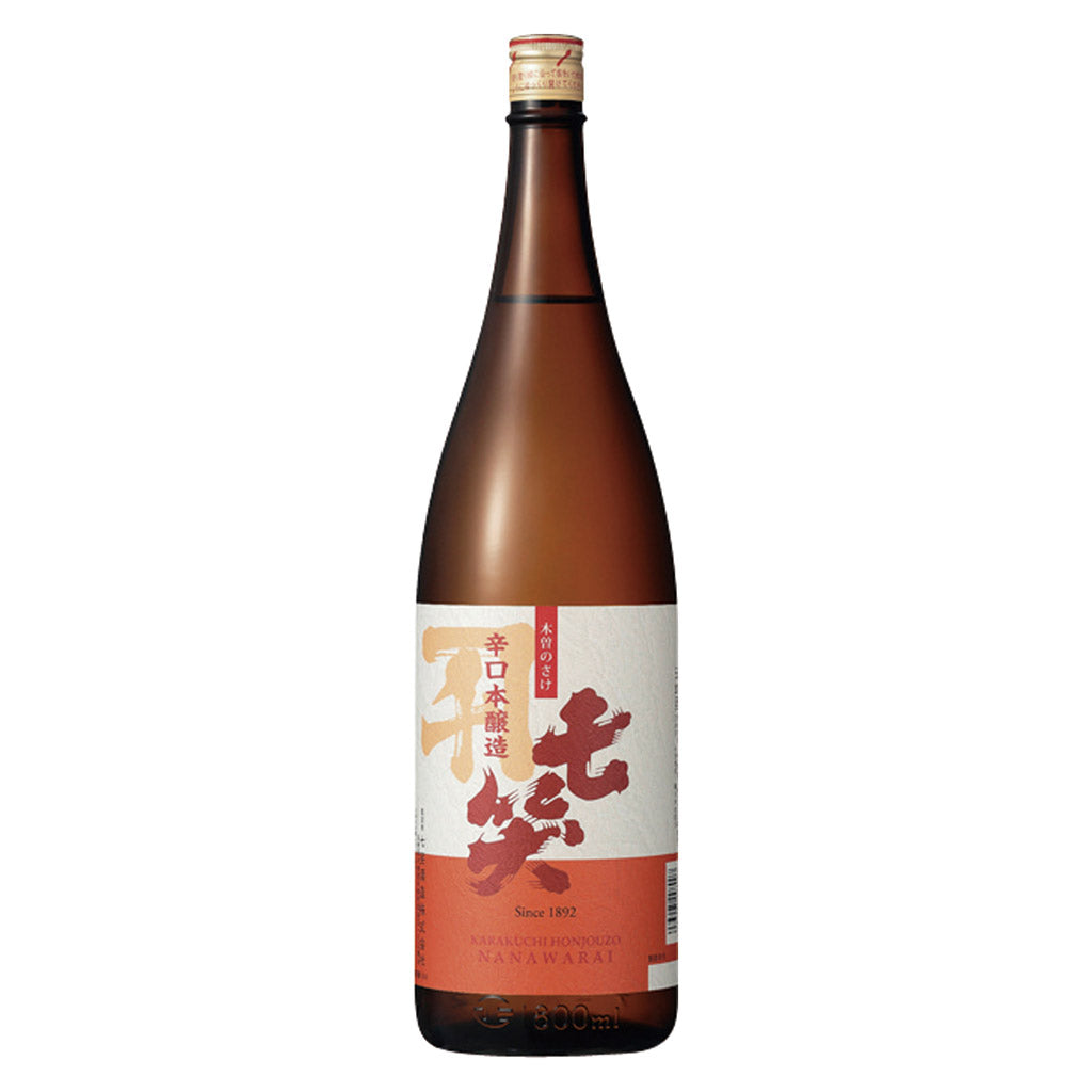 七笑 辛口本醸造 1800ml – 酒類ドットコム