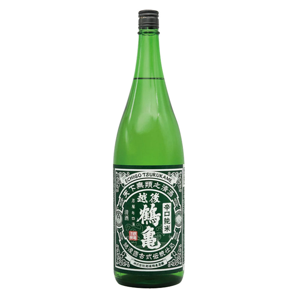 越後鶴亀 辛口純米 1800ml – 酒類ドットコム
