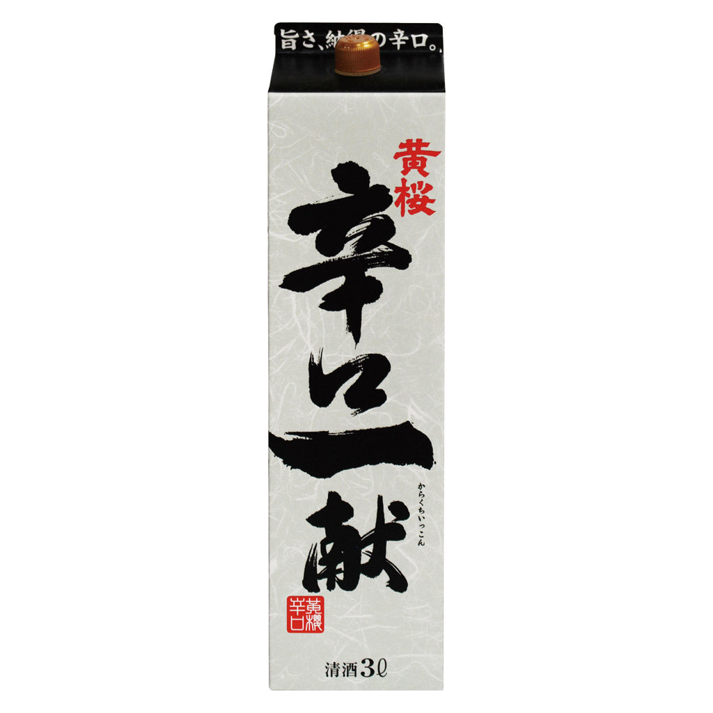 辛口一献 3000mlパック – 酒類ドットコム
