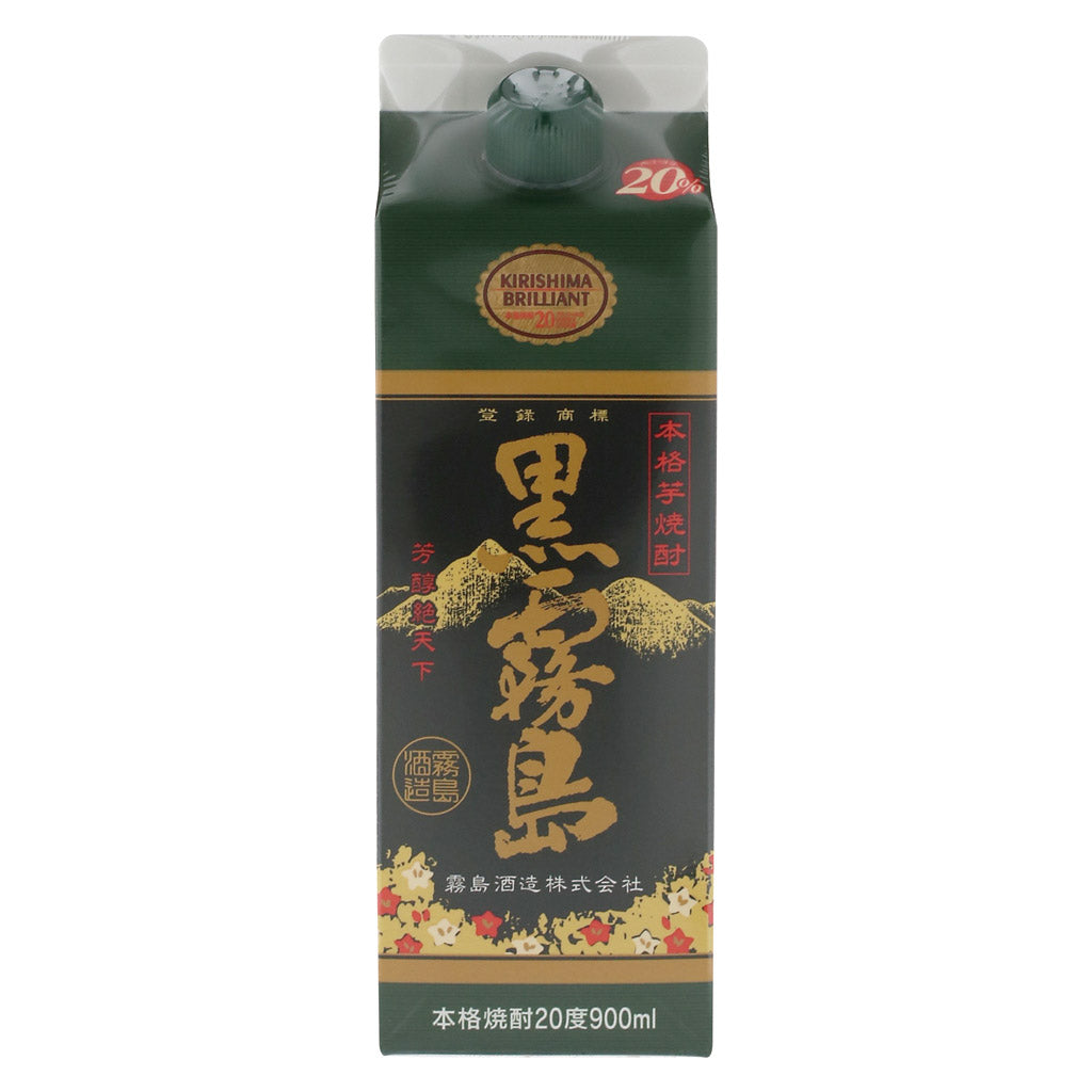 黒霧島 20度 900mlパック – 酒類ドットコム
