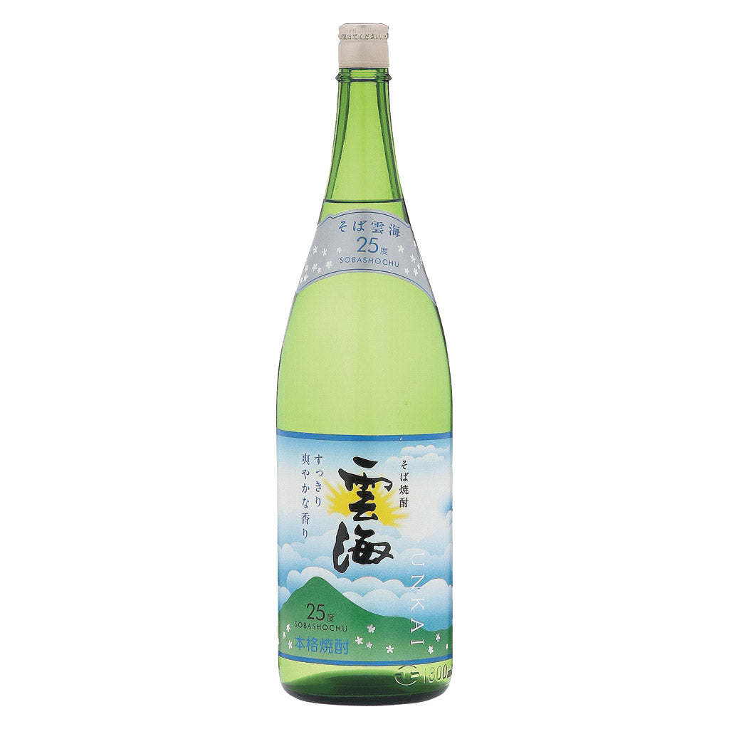 蕎麦焼酎雲海SELECTION 創立30周年記念ボトル貯蔵酒度数38度７２０ML そば焼酎 雲海 1800ml – 酒類ドットコム
