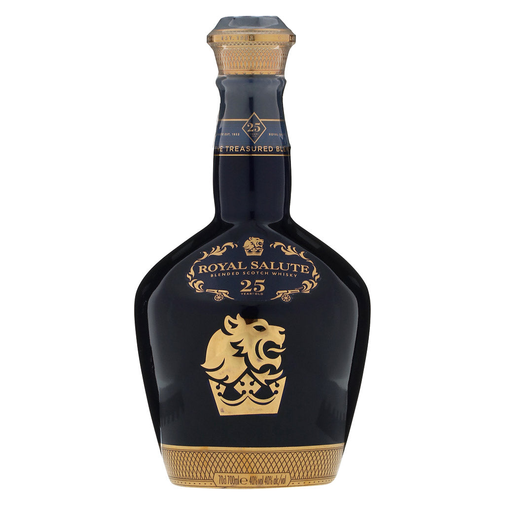 ロイヤルサルート25年特別限定品 楽天市場】ロイヤルサルート 25年 700ml 40度 箱付 ブラックボトル