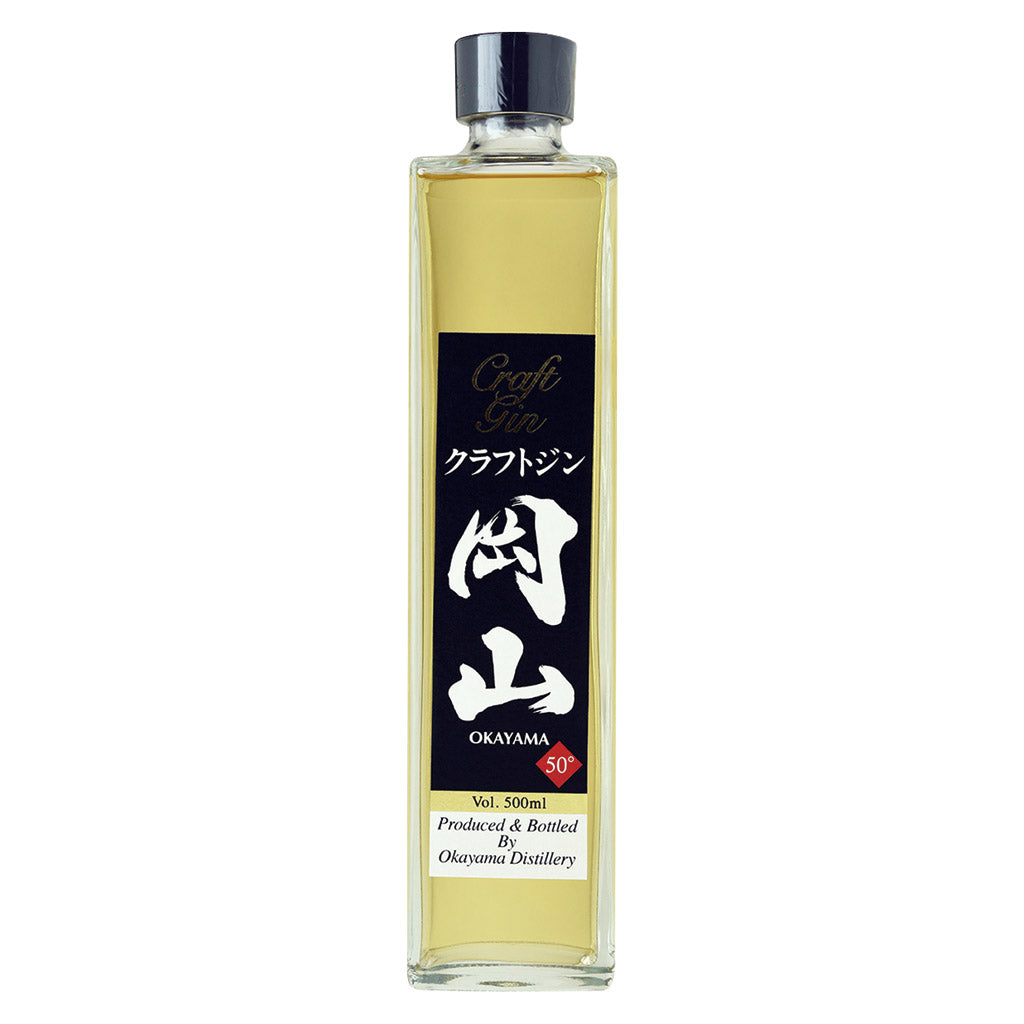 クラフトジン岡山 岡山蒸溜所 ウイスキー樽貯蔵 500ml ジャパニーズ プレミアム クラフトジン 岡山 – 酒類ドットコム
