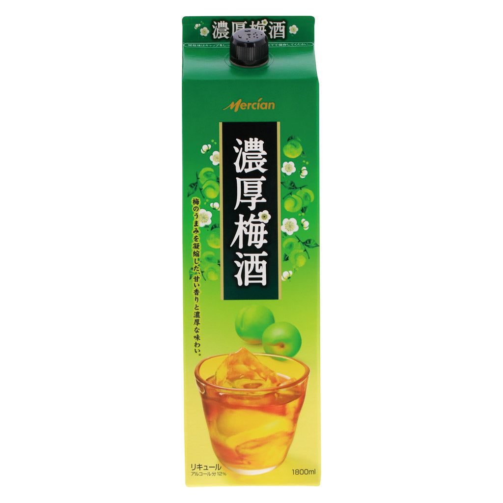 メルシャン 濃厚梅酒 1800mlパック – 酒類ドットコム