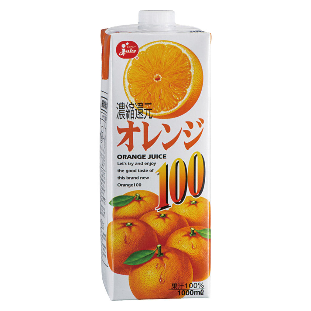 ジューシー オレンジ100% 1000mlパック(6本入り) – 酒類ドットコム