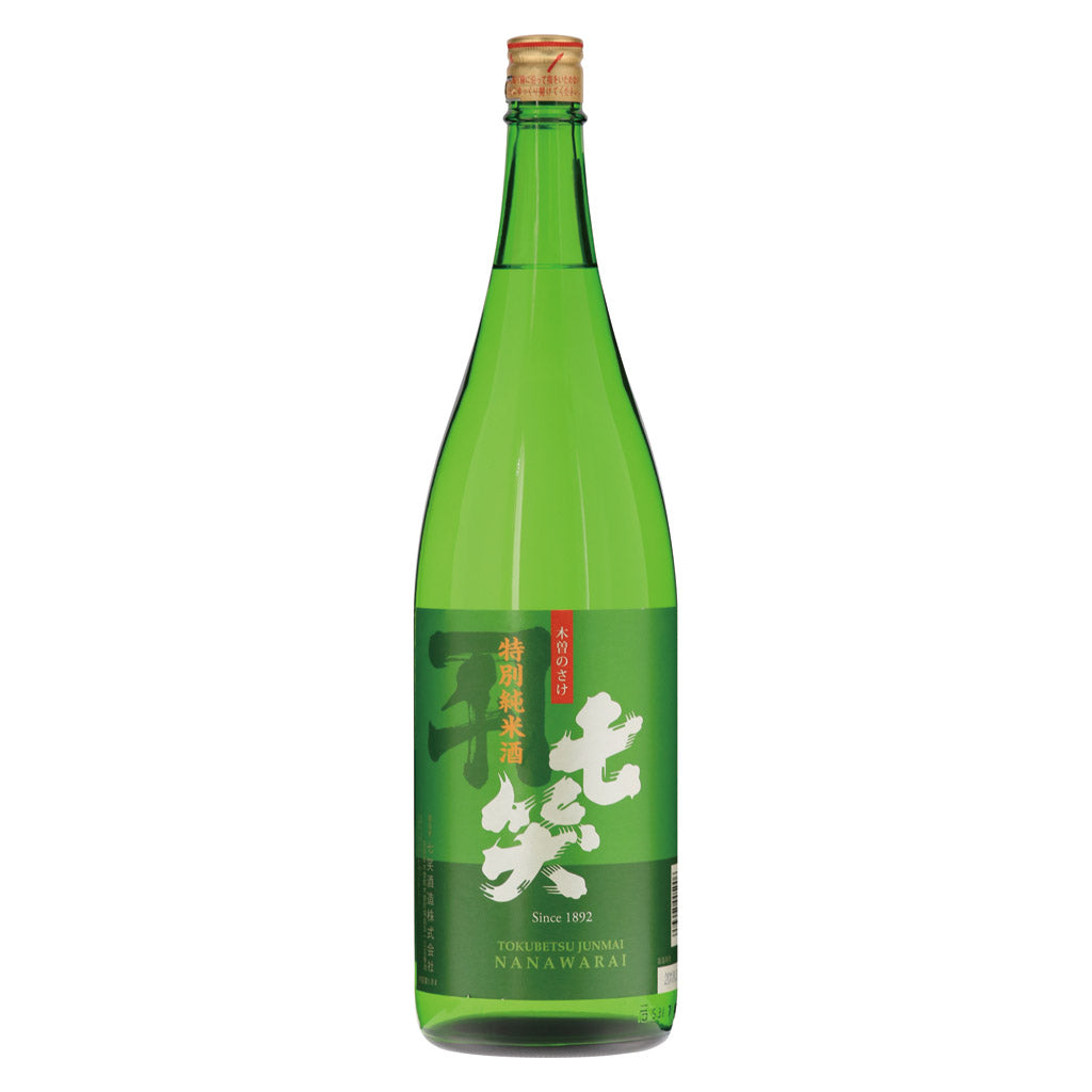 七笑 特別純米酒 1800ml – 酒類ドットコム