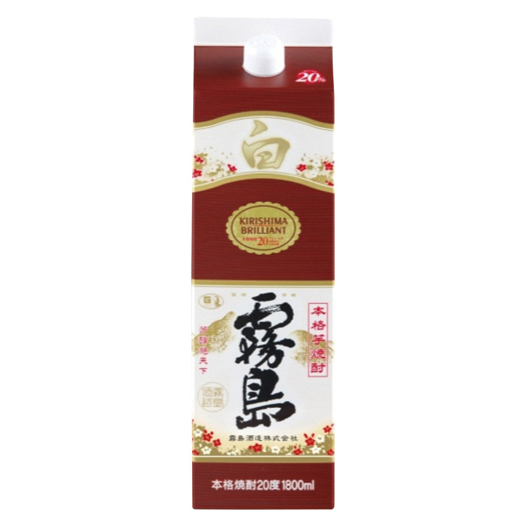 白霧島 20度 1800mlパック – 酒類ドットコム